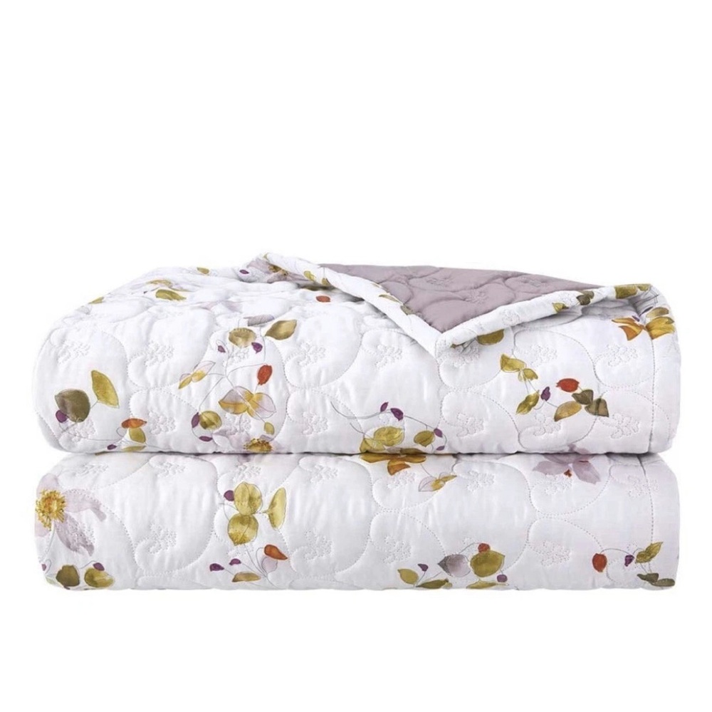 Yves Delorme Paris ECLATS Collection Bedcover 285x250 Cm ( 112x98”) King Sz NWT